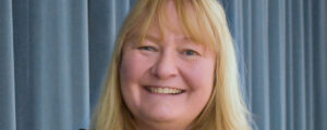 Councillor Lucy Jo Symonds wearing the chains of office