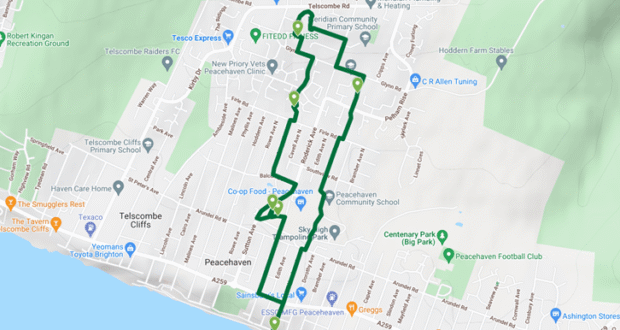 Meridian Meander Walking Route