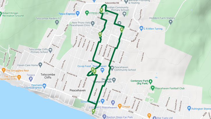 Meridian Meander Walking Route